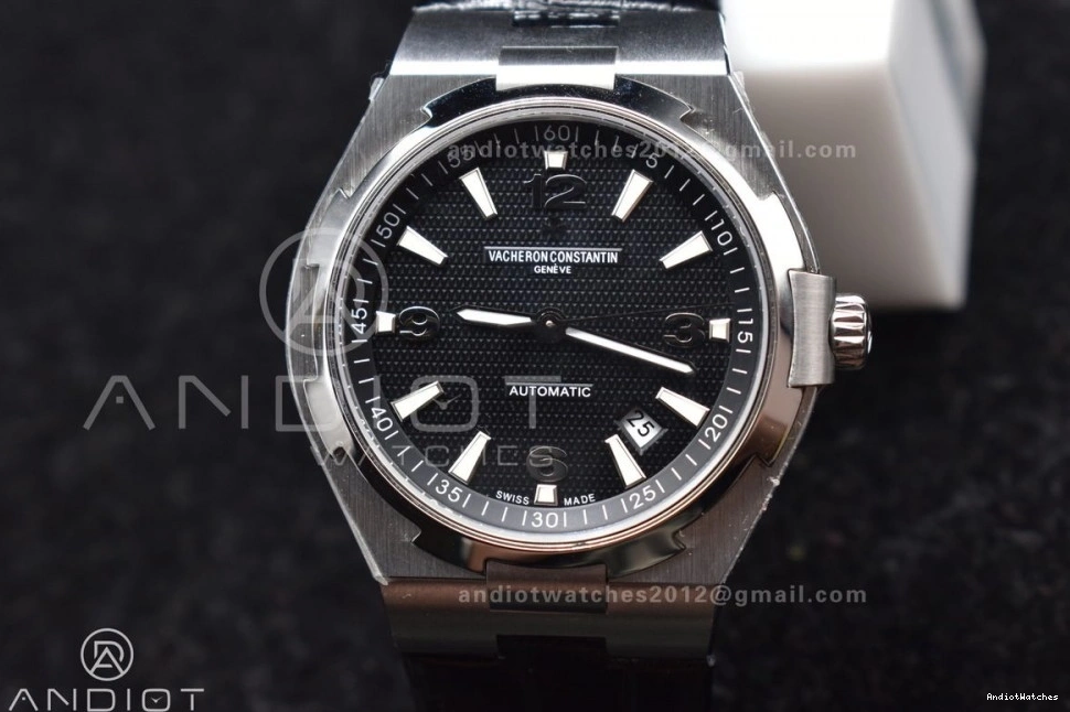 Black SportInspired Maker Dial Black 8F Overseas Strap on 932 Rubber SS 0426